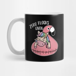 Zero Flocks Given Unicorn Flamingo Lover Mug